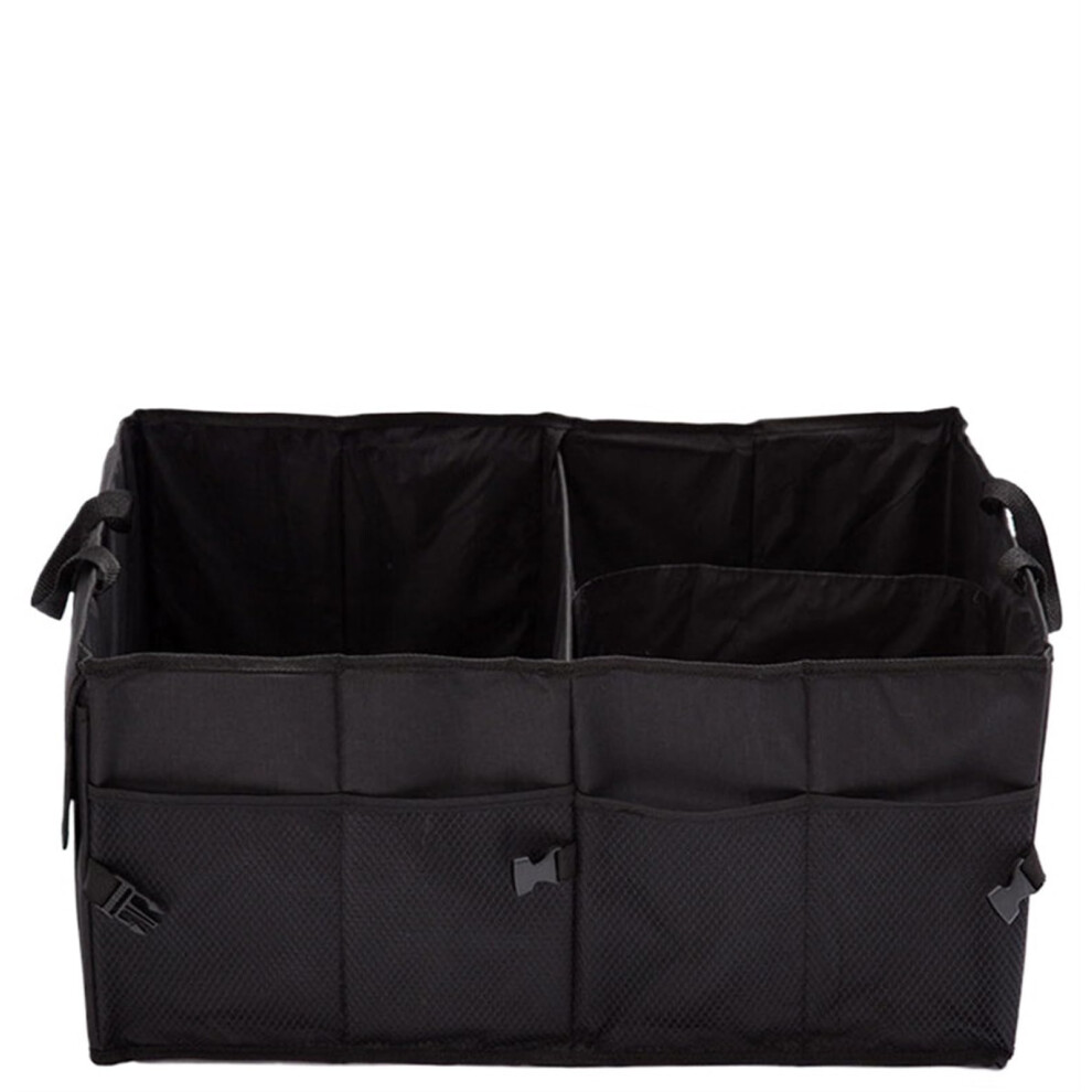 Car Trunk Storage Organizer Collapsible Portable Cargo Box For SUV Auto Truck Nonslip Waterproof Bottom Black01