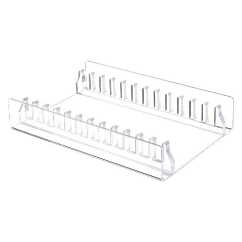 Acrylic CDs Display Rack 12 Standard CDs Capacity Clear Modern Desk Accessory