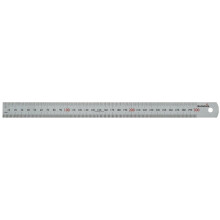 554103 STL300 Steel Ruler - White