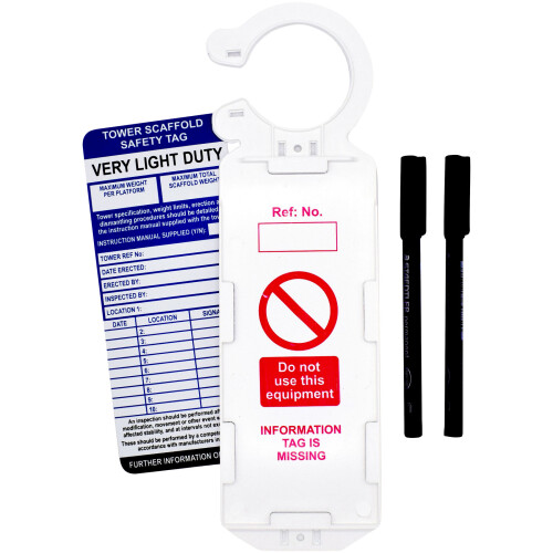 Scan SCATOWTAGB Tower Tag Kit - 10 Kits per Box |