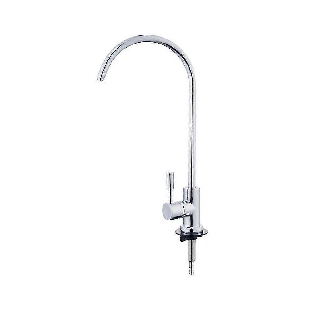 Kikidex (As Show, One Size) Water Faucet, Mini Swan Neck Drinking Water Filter Tap Reverse Osmosis Purifier Filtration Drinking Water Filter Faucet (D-583-A)