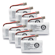 Cordless Phone Battery for Uniden BT1007 BT904 BT1015 2.4V 600mAh NiCD Rechargeable 8 Pack