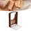 Adjustable Bread Slicer with 4 Thickness Options, Foldable Bread Cutting Guide for Homemade Loaf 4