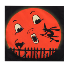 Halloweensky dekoratívny vankúš s kryptickým vzorom, vintage hororový vankúš s obojstrannou potlačou na gauč, pohovku, spálňu (sada 2