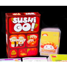 Jeu de cartes de luxe sur le thème du festin de sushis, jeu de draft de cartes avec choix personnalisables, divertissement familial rapide et