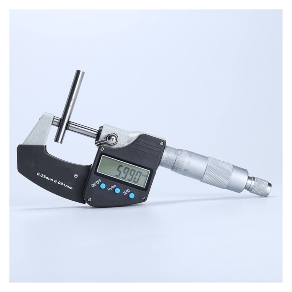 Micrometer 0-25Mm Digital Outside Micrometer 0.001Mm Precision Thickness Gauge Lcd Display Measuring Tool 9001264879150