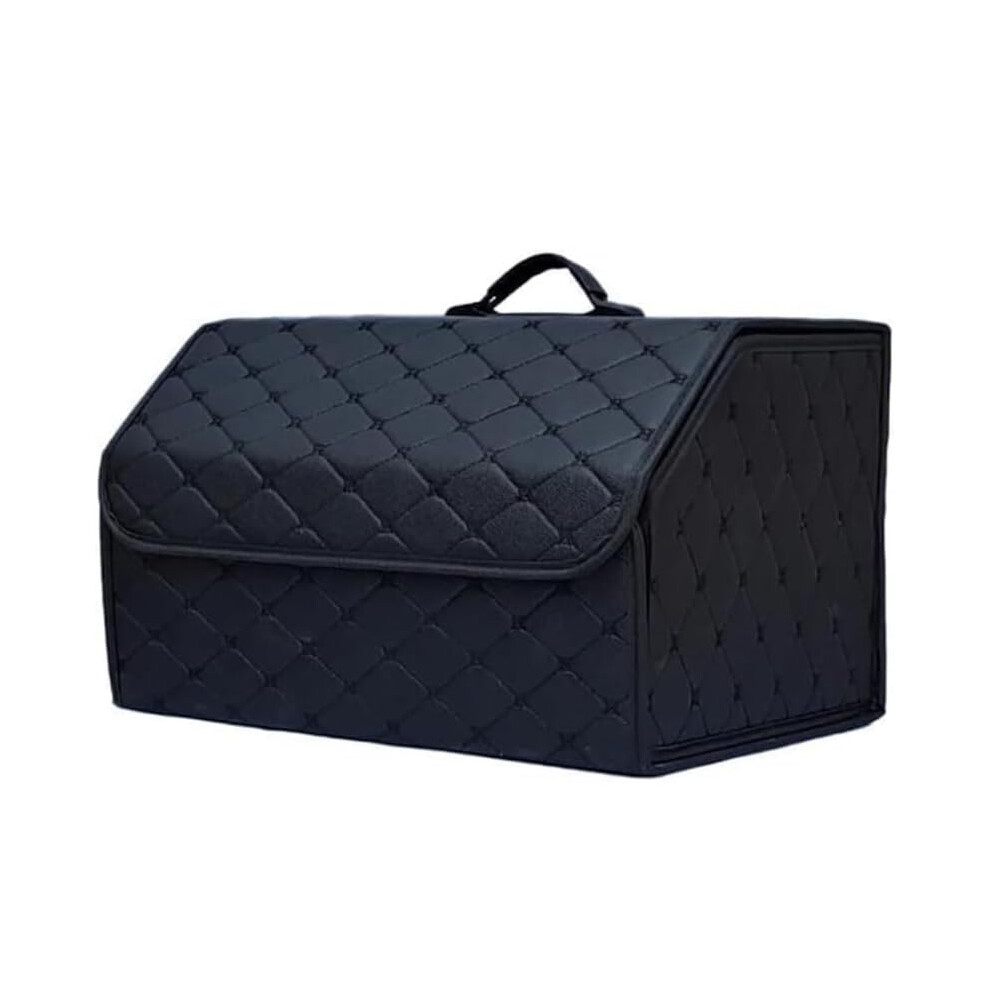 Car Boot Organizer For Vw Caddy 20032019 Foldable Waterproof Leather Trunk Storage With Dividers 9119770640642