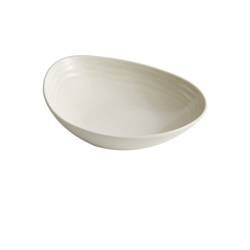 Large Ceramic Dinner Plates Set with Stackable Serving Platters for Salad Pasta and Soup
