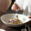 Large Ceramic Dinner Plates Set with Stackable Serving Platters for Salad Pasta and Soup 4