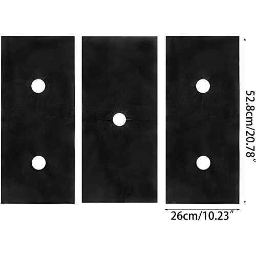 Stove  Protector with NonStick Surface, Cuttable Gas Stove Burner Covers, Dishwasher Safe 1