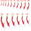 Luminously Bean String Hook 6 Pcs Rig Fishing Hook Set Wobblers Lures Tackle Accessories 4