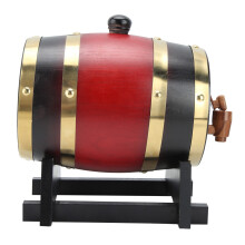 Botte decorative per whisky, botte in legno per bevande, dispenser rustico da tavolo, botte di rovere per l'invecchiamento del vino, contenitore per