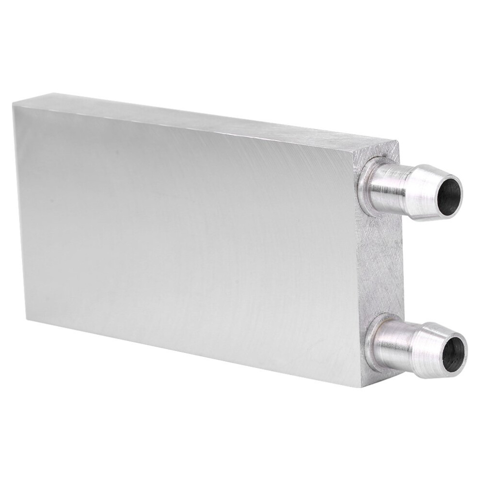 Aluminum Cpu Water Cooling Block 40X60x12mm Double U Shaped Waterway Design Brazed Parts Leak Proof Pc/Laptop Cooling 9001264882303