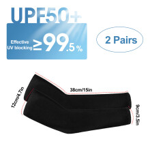 Manicotti rinfrescanti con protezione solare, tessuto traspirante e confortevole, compressione sportiva rinfrescante con protezione UV per uomo e