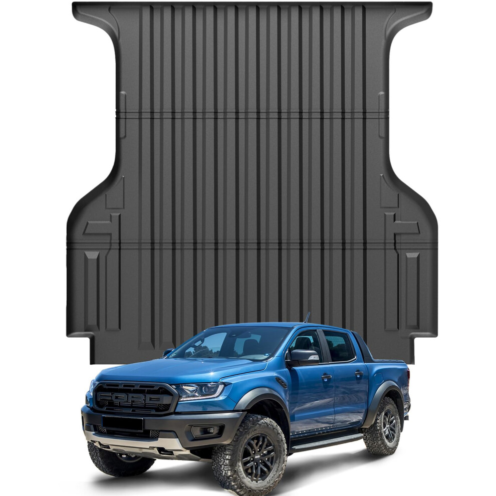 Bed Mat Customfit Tpe Liner For Ford Ranger 20192023 Super Crew Cab 5Ft Bed Allweather Guard 9001264882464