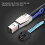 SFF8644 To SFF8643 Cable External 36Pin SAS3.0 12Gbps, RAID System Transmission Cable, 1m PC Replacement 3