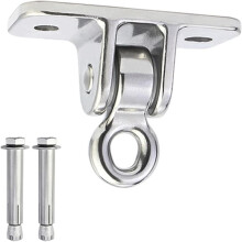 Heavy Duty Hammock Swing Hooks 600lbs Load Capacity 360 Rotating Stainless Steel Ceiling Mount