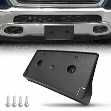 Front License Plate Bracket for Dodge Ram 1500 DT 20192024 No Drill OEM Fit Holder Fade Resistant