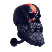 Motorcycle Skull Helmet Holder Resin Craft Helmet Storage Rack Wall Mount Hat Rack