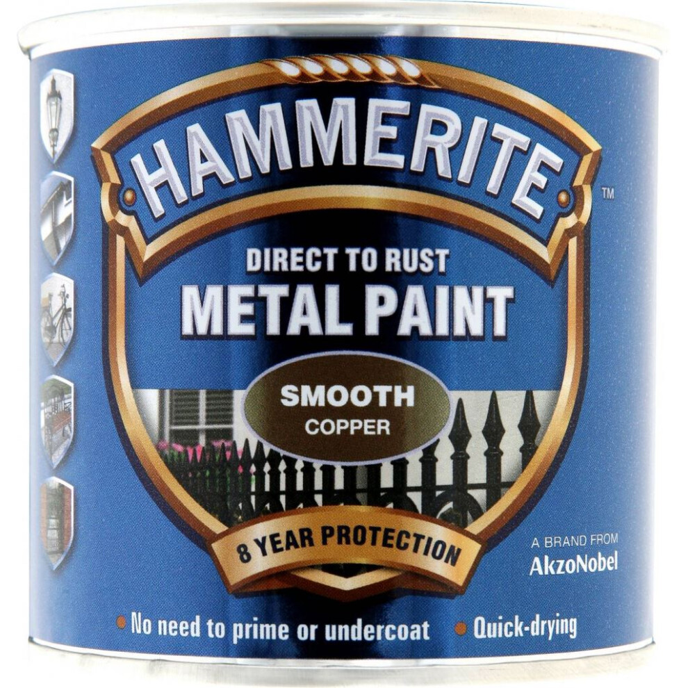 Direct To Rust Metal Paint - Smooth Copper - 250ml