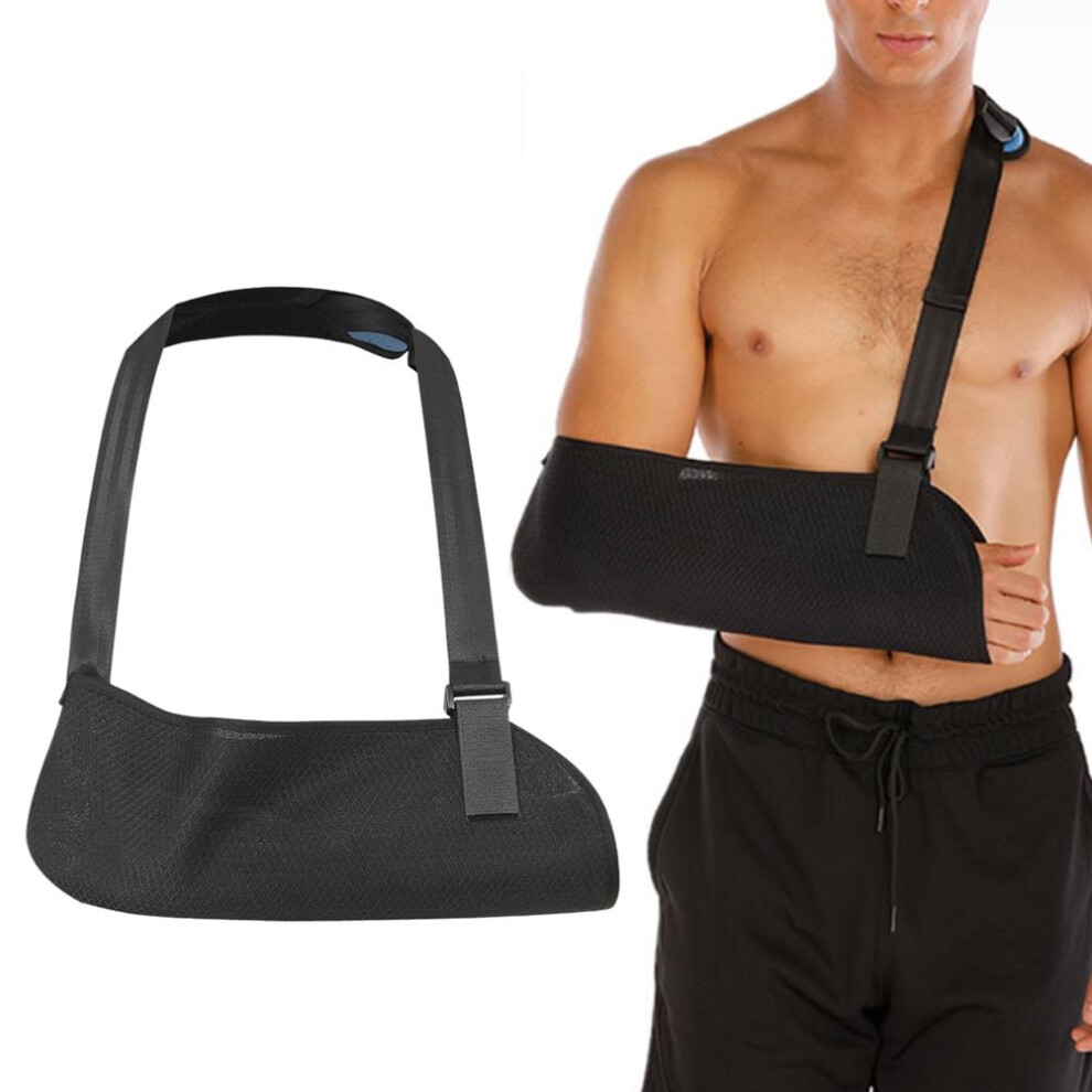 Pain Relief Arm Sling, Comfortable Shoulder Pads Breathable Support for Elbow Wrist Injury, Adjustable Fit Brace for Shoulder Immobilizer, Reversible