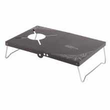 Camping Table, Foldable Aluminum Alloy Camp Side Table with Storage Bag, Portable Picnic Desk for Outdoor Hiking and Dining