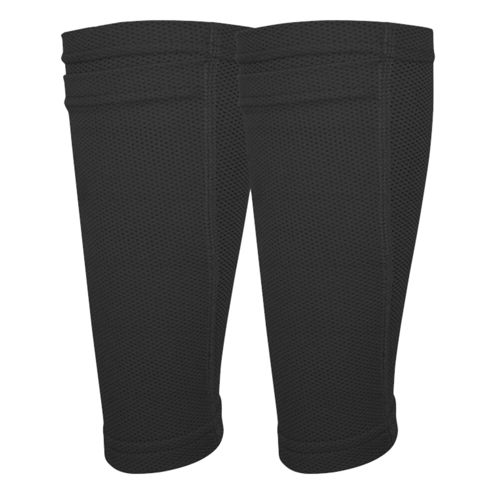 Leg Performance Support With Multipurpose Football Sleeves, One Pair Black, Breathable Mesh Design Ensures Maximum Comfort, Compression Calf Sleeves F