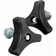 Poignée triangulaire pour tondeuse à gazon, poignée de remplacement universelle, vis 50 mm (L) x 20 mm (diamètre de la tête) x 6 mm (diamètre),