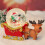 Rotating Snowman Crystal Sphere Snow Globes Decorative Safe-C 6