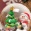 Rotating Snowman Crystal Sphere Snow Globes Decorative Safe-C 4