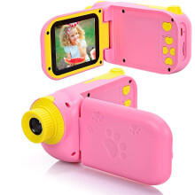 Digitale videocamera voor kinderen, multifunctioneel en gemaakt van veilige materialen, het beste cadeau voor kinderen van 3 tot 12 jaar.