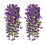 Realistic Artificial Greenery Eucalyptuses Morning Glory-Purple 1