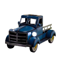 Sukkulentplantekar Vase Vintage-stil Solcelledrevet pickup truck Harpiks Urtepotte Bondegård Terrasseindretning Nostalgisk Have Bordplade Gave