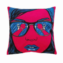 Breathable Soft Fabric Decorative Pillow Case Romantic Wall Quotes Vinyl Sayings Non Toxic Easy Clean Throw Pillow Covers For Home Office Dorm Room