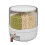Rice Container 360Degree Rotating Grid, Transparent 6Compartment Cereal Dispenser With Removable Lid 1