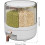Rice Container 360Degree Rotating Grid, Transparent 6Compartment Cereal Dispenser With Removable Lid 5