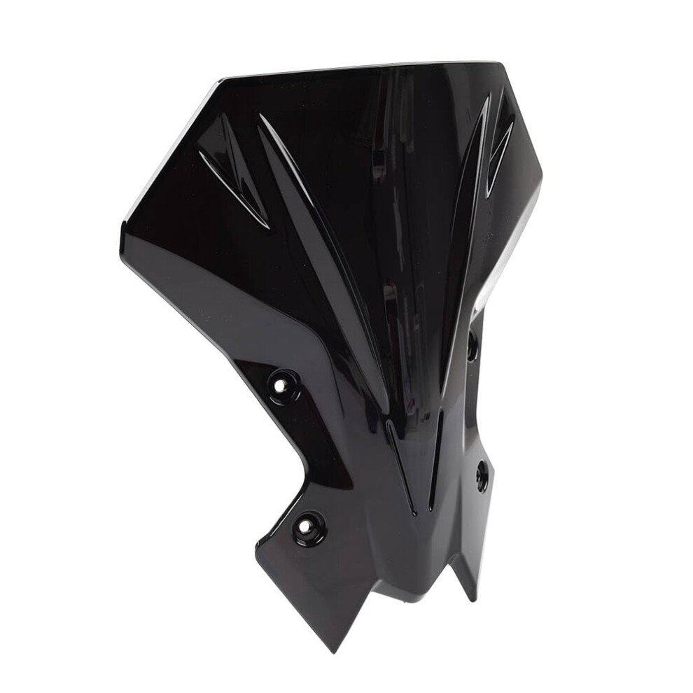 Windshield Windscreen With Wind Protection And Stylish Sport Design For Kawasaki Z900 20202024 Black 9189345563560