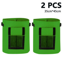 10 Gallon Urban Farming Solution, Visualization Window Sturdy Handles, Breathable Planters For Vegetable Enthusiasts, Suitable For Small Gardens And I