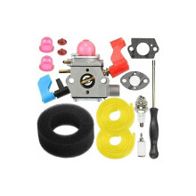 Maîtrise de l'entretien pour souffleur de feuilles, kit de remplacement de carburateur C1Q-W11 avec bougie d'allumage et conduite de carburant pour