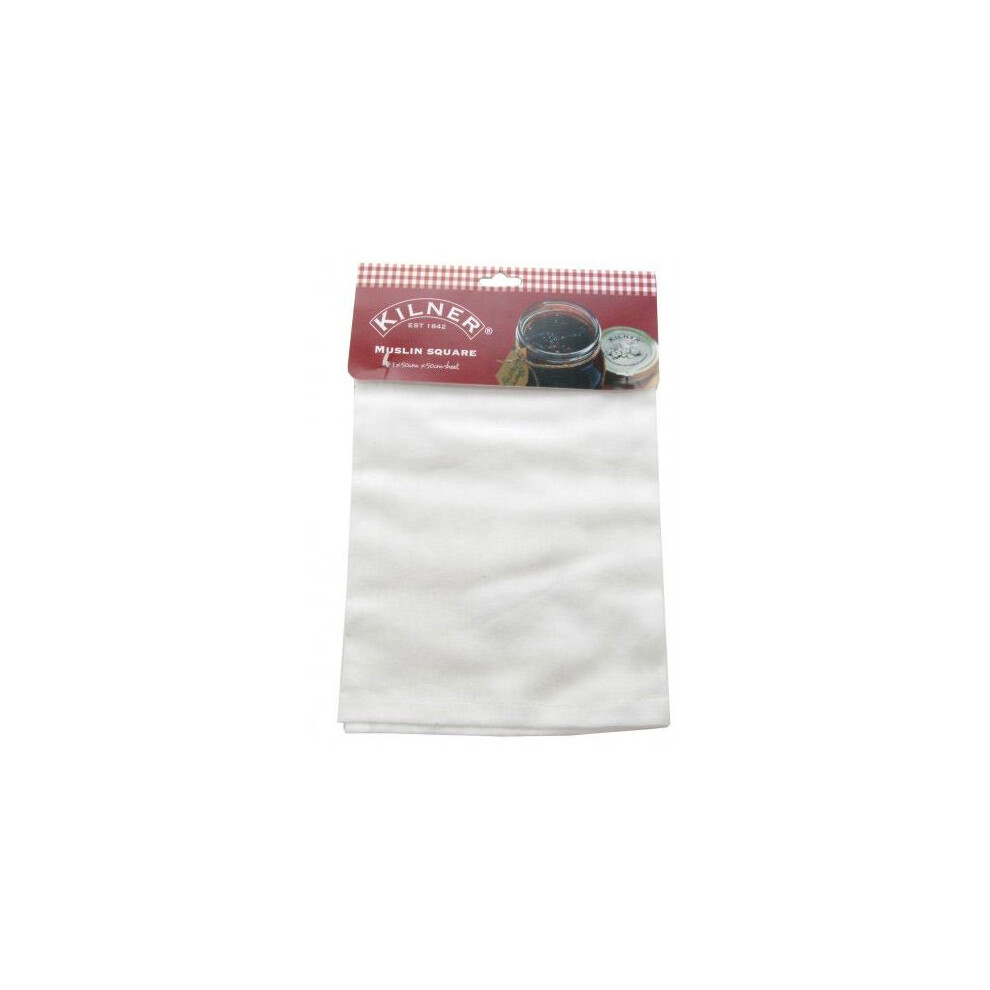 50 x 50cm Kilner Muslin Square - Cloth Straining Jam -  muslin kilner 50cm square x cloth straining jam