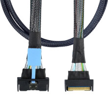 SFF8484 SAS 32Pin 4i To SFF8087 Mini SAS 4i 36Pin Cable, 80Cm, 8X MCIO To MCIO, Server Raid Cable