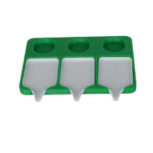 Plastic Painting Tray Craft Organizers for-Circular Green
