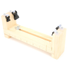 Bracelet Weaving Tool with Braiding and Weaving Functionality, Paracord Jig Featuring Sturdy Construction and Adjustable Design, Wooden Frame Tool