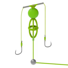 Carp Fishing Line Set With Dual Hooks, Bait Cage, Float Ball Rig, 9