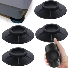 Antislipmat voor wasmachines, isolerende voetjes met duurzame constructie, anti-slipmat voor wasmachines ter controle van trillingen, zuigkrachtmat
