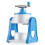 Manual Ice Crusher with Sharp Stainless Blade, Portable Hand Crank Snow Cone Maker for Home Kitchen 1