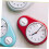 Creative Wall Mount Kitchen Timer Blue Modern Decorative Clock for Cooking and Home Use 5
