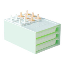 Ice Pop Molds Easy Release Silicone Ice Cube Tray for Homemade Desserts and Drinks