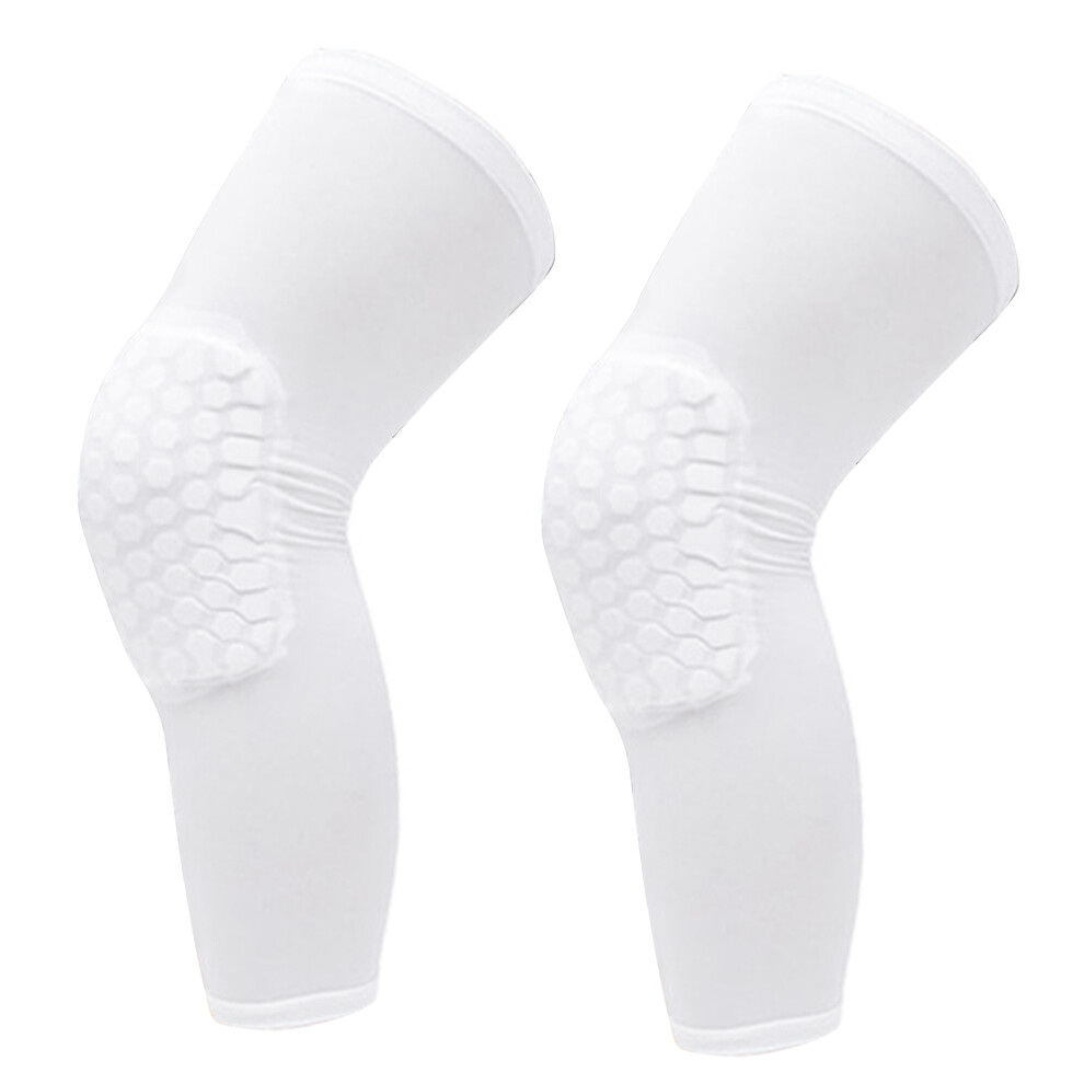 Honeycomb Pad Design Knee Pads For Outdoor Sports, Crashproof Leg Sleeve Moisture Wicking Compression Knee Braces For Tennis Running (2Pcs) 9048212275954