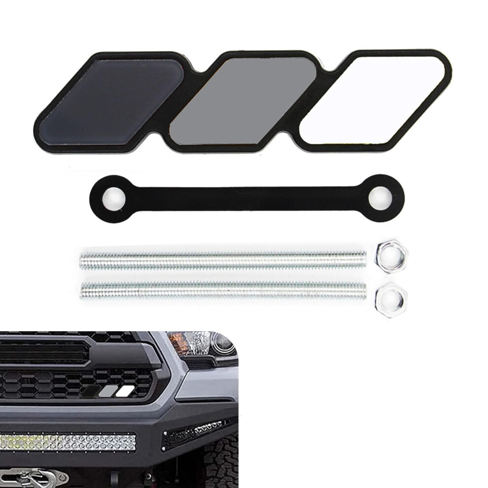 Grille Badge Bright Tricolor Abs Front Emblem For Toyota Tacoma 4Runner Tundra Sequoia Rav4 9189345564840